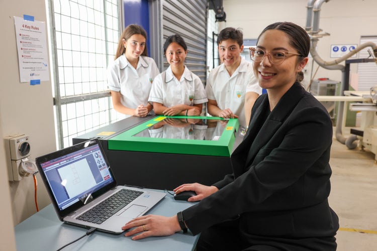 modern technology spaces including well equipped workshops, computer-controlled machinery