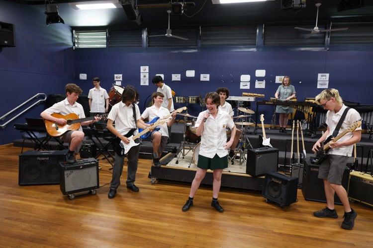 Specialist concert spaces and hall with sound and lighting equipment.