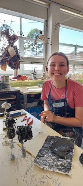 Year 11 and 12 Visual Arts students